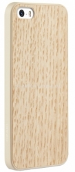 Пластиковый чехол-накладка для iPhone 5 / 5S Ozaki O!coat-0.3+Wood case, цвет White Oak (OC545WO)