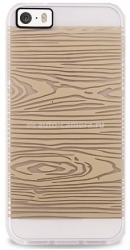Пластиковый чехол-накладка для iPhone 5 / 5S Puro, цвет Golden Fiber (IPC5GOLD1)