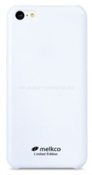 Пластиковый чехол-накладка для iPhone 5C Melkco Formula Cover, цвет White (APIPONSOFC1WE)