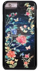 Пластиковый чехол-накладка для iPhone 6 iCover Mother of Pearl, цвет 09 (IP6/4.7-MP-BK/FL02)