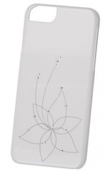 Пластиковый чехол-накладка для iPhone 6 iCover Swarovski New Design SW13, цвет White (IP6/4.7-SW13-WT)