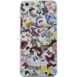 Пластиковый чехол-накладка для iPhone 6 Plus Lacroix Butterfly Hard, цвет White (CLBPCOVIP65W)