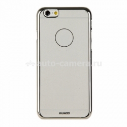 Пластиковый чехол-накладка для iPhone 6 XUNDD, цвет transparent / silver