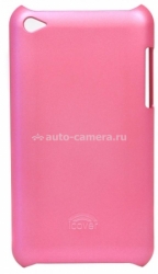 Пластиковый чехол-накладка для iPod Touch 4G iCover Rubber, цвет pink ( IT4-RF-P)
