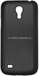 Пластиковый чехол-накладка для Samsung Galaxy S4Mini (i9190) iCover Hairlaine, цвет Black/Black (GS4M-CPH-RBK/BK)