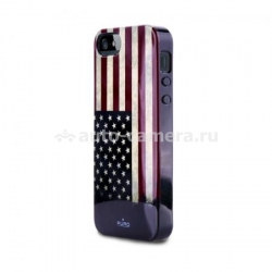 Полиуретановый чехол на заднюю крышку iPhone 5 / 5S PURO Flag Cover, цвет USA (IPC5USA1)