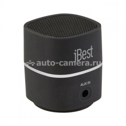 Портативная акустическая система для iPhone, iPod, iPad, Samsung и HTC iBest, цвет черный (AS01bl)
