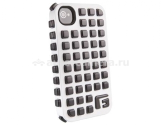 Противоударный чехол для iPhone 4 и 4S G-Form Extreme Grid Case, цвет black/white (CP2IP4012E)