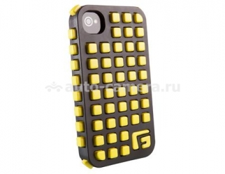 Противоударный чехол для iPhone 4 и 4S G-Form Extreme Grid Case, цвет black/yellow (CP2IP4004E)