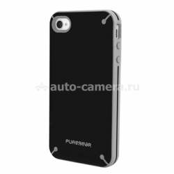 Противоударный чехол для iPhone 4S Pure Gear Slim Shell Case, цвет black (02-001-01608)