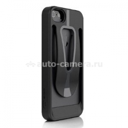 Противоударный чехол для iPhone 5 / 5S Ballistic AGF Clip Case, black (CC2286-M985)