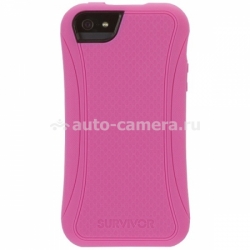 Противоударный чехол для iPhone 5 / 5S Griffin Survivor Slim, цвет pink (GB36472)