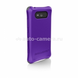 Противоударный чехол для Nokia Lumia 820 Ballistic LS Series, цвет charcoal purple (LS0922-M905)