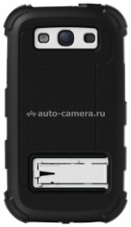 Противоударный чехол для Samsung Galaxy S3 (i9300) Ballistic Hard Core Series Case, цвет black/white (HC0952-M385)