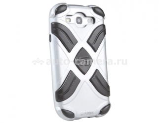 Противоударный чехол для Samsung Galaxy S3 (i9300) G-Form Extreme Grid Case, цвет black/silver (EPHS00110BE)