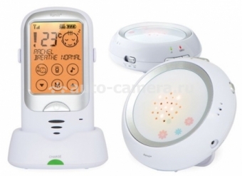 Радионяня с двумя детскими блоками Ramili Baby RA300DUO, цвет White (RA300DUO)