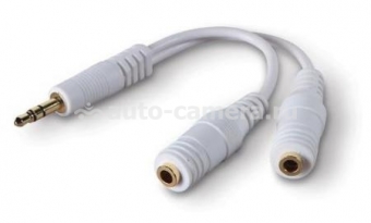 Разветвитель для наушников Belkin Headphone Splitter, цвет белый (F8V234-APL)