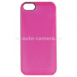 Резиновый чехол на заднюю крышку iPhone 5 / 5S Scosche glosSEE, цвет pink (IP5TPUP)