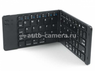 Руссифицированная клавиатура для iPhone и iPad Brookstone Folding Bluetooth Keyboard, цвет black