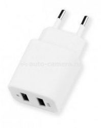 Сетевое зарядное устройство Deppa Ultra 2 USB 2,1 А ULTRA, цвет белый