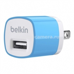 Сетевое зарядное устройство для iPhone, iPod, Samsung, HTC Belkin MIXIT&#8593; Home Charger, цвет blue (F8J017ttBLU)
