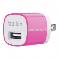 Сетевое зарядное устройство для iPhone, iPod, Samsung, HTC Belkin MIXIT&#8593; Home Charger, цвет Pink (F8J017ttPNK)