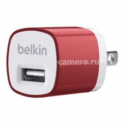 Сетевое зарядное устройство для iPhone, iPod, Samsung, HTC Belkin MIXIT&#8593; Home Charger, цвет Red (F8J017ttRED)