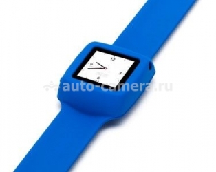 Силиконовый чехол-браслет для iPod Nano 6G Griffin Slap, цвет blue (GB02198)