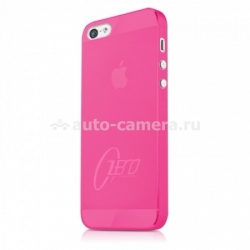 Силиконовый чехол на заднюю крышку iPhone 5 / 5S Itskins ZERO.3, цвет pink (APH5-ZERO3-PINK)