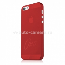 Силиконовый чехол на заднюю крышку iPhone 5 / 5S Itskins ZERO.3, цвет red (APH5-ZERO3-REDD)