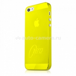 Силиконовый чехол на заднюю крышку iPhone 5 / 5S Itskins ZERO.3, цвет yellow (APH5-ZERO3-YELW)