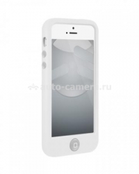 Силиконовый чехол на заднюю крышку iPhone 5 / 5S Switcheasy Colors, цвет Milk (SW-COL5-W)