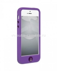 Силиконовый чехол на заднюю крышку iPhone 5 / 5S Switcheasy Colors, цвет Viola (SW-COL5-PU)