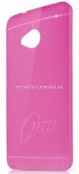 Силиконовый чехол-накладка для HTC One (M7) Itskins ZERO.3, цвет розовый (HTON-ZERO3-PINK)