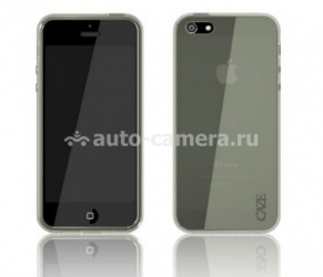 Силиконовый чехол-накладка для iPhone 5 / 5S Caze Zero SoftShell, цвет grey