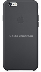 Силиконовый чехол-накладка для iPhone 6 Apple Silicone Case, цвет black (MGQF2)