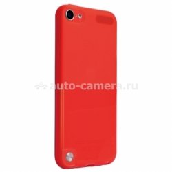 Силиконовый чехол-накладка для iPod touch 5G Ozaki O!coat Wardrobe, цвет red (OC610RD)