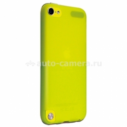 Силиконовый чехол-накладка для iPod touch 5G Ozaki O!coat Wardrobe, цвет yellow (OC610YL)