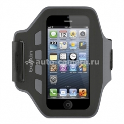 Спортивный чехол для iPhone 5 / 5S Belkin Ease-Fit Armband, цвет black (F8W105vfC00)