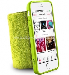 Спортивный чехол для iPhone 5 / 5S Puro Running Wristband, цвет Lime Green (IPC5RUNGRN)