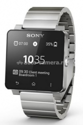 Умные наручные часы для Samsung и HTC Sony SmartWatch 2 SW2, цвет White Metal