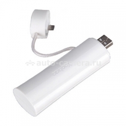 Универсальный аккумулятор для Samsung и HTC Yoobao Easy Handed Power Bank 2600 mAh, цвет White (YB-6103)