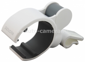 Универсальный автомобильный держатель для iPhone, Samsung и HTC Ppyple Vent-Clip5, цвет white