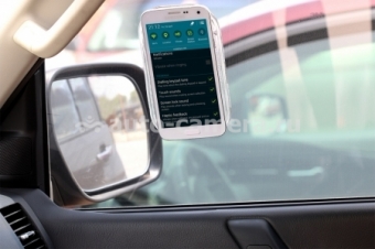 Универсальный держатель для iPhone, Samsung и HTC Promate GriPad, цвет Clear