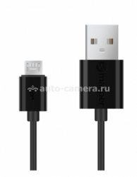 Универсальный кабель для зарядки и синхронизации MALLPER USB-microUSB, цвет черный