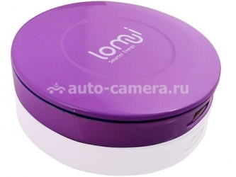 Универсальный внешний аккумулятор для iPad, iPhone, iPod, Samsung и HTC Lomui Compact L441 4400 mAh, цвет purple, цвет purple (L441)