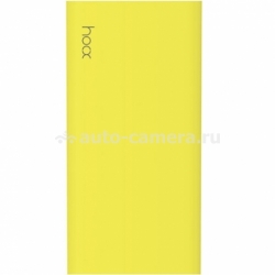 Универсальный внешний аккумулятор для iPhone, iPad, Samsung и HTC hoox COMMA Li-Polymer 6000 mAh, цвет Yellow (HO-CM6000-Y)