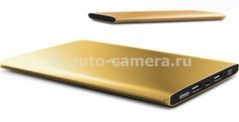 Универсальный внешний аккумулятор для iPhone, iPad, Samsung и HTC IWO Power Bank Giant 18000 mAh, цвет Gold (P48)