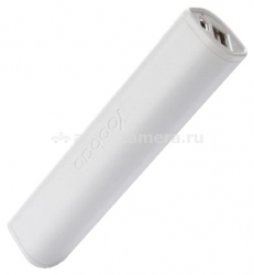 Универсальный внешний аккумулятор для iPhone, iPad, Samsung и HTC Yoobao Simple Power Bank 2600 мАч, цвет White (YB-6001)