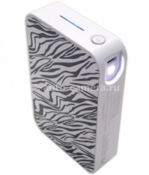 Универсальный внешний аккумулятор для iPhone, Samsung и HTC Auzer 12000 mAh, цвет zebra (AP12000)
